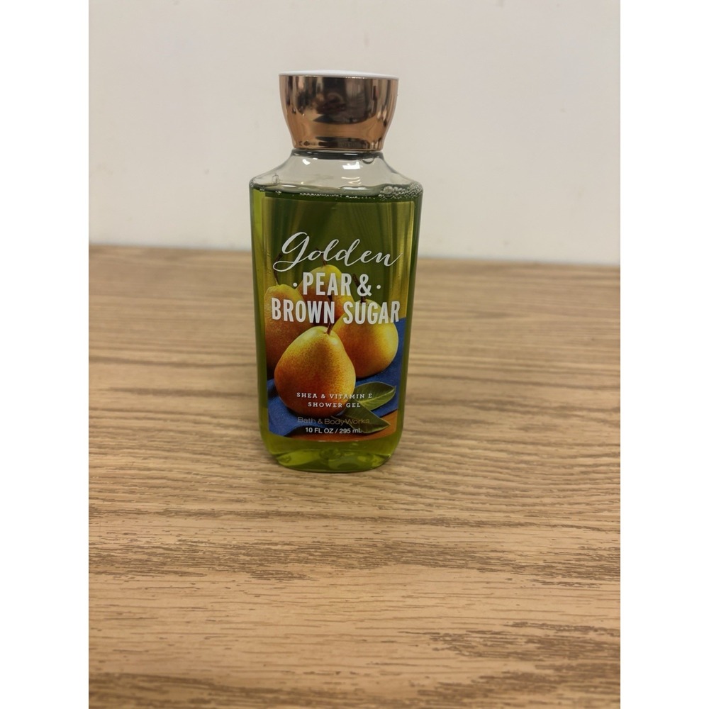 Bath and Body Works Golden Pear Brown Sugar Body Lotion 8 oz Shea Vitamin E & B5